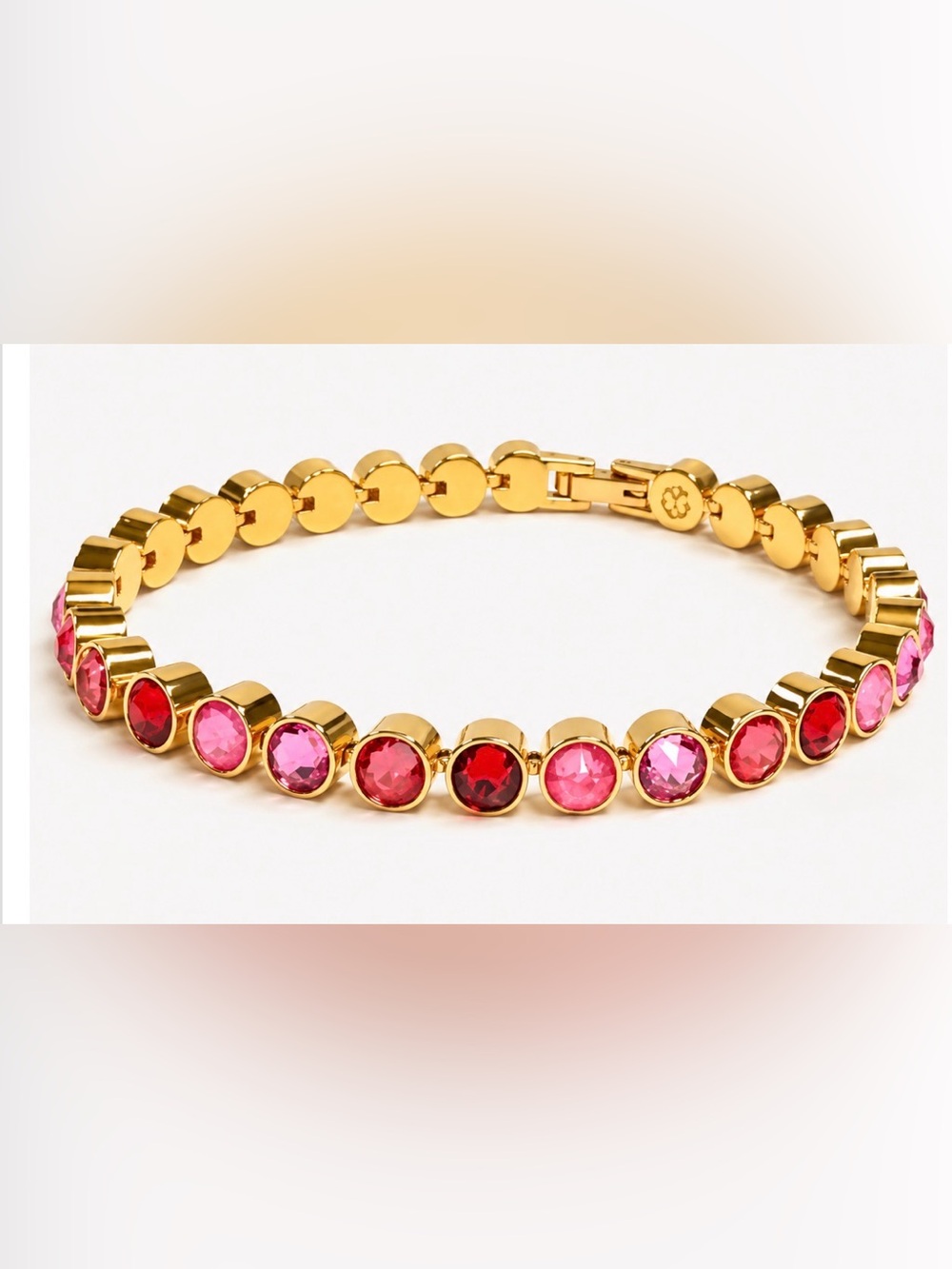 Touchstone Crystal mini ice bracelet Love Story golden poppy & dahlia BNIB